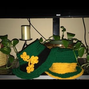 Hand me crocheted hats